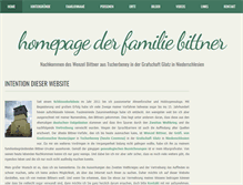 Tablet Screenshot of bittner-family.de